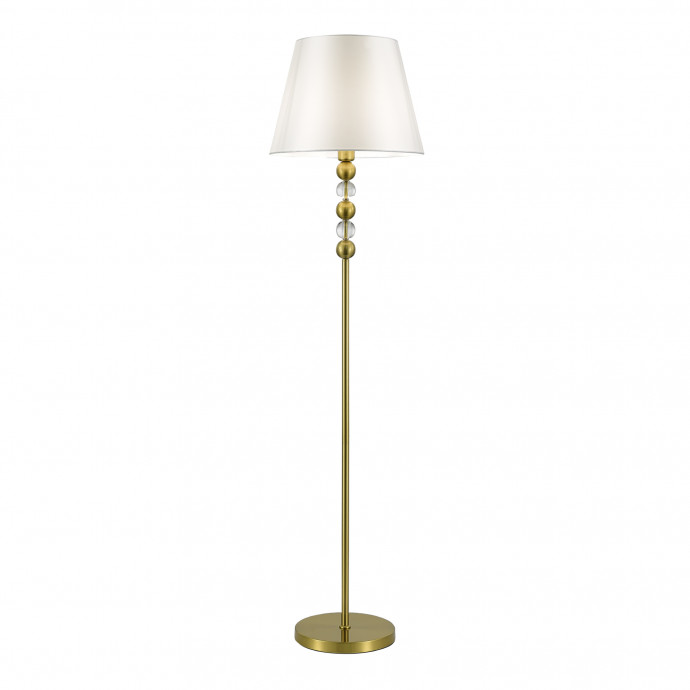 SL2003.305.01 Светильник напольный ST-Luce латунь/белый E27 1*40W AURORA