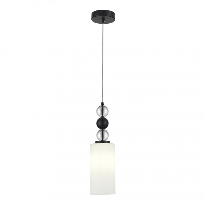 SL2003.403.01 Светильник подвесной ST-Luce черный/белый E27 1*40W AURORA