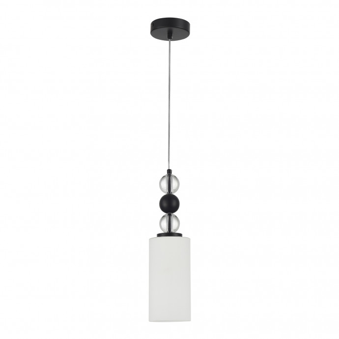 SL2003.403.01 Светильник подвесной ST-Luce черный/белый E27 1*40W AURORA