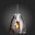 SL328.103.01 Светильник подвесной ST-Luce Хром/Янтарный E27 1*60W AEREO