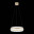 SL383.203.01 Светильник подвесной ST-Luce Золотистый/Золотистый, Прозрачный LED 1*34W 3000K CHERIO
