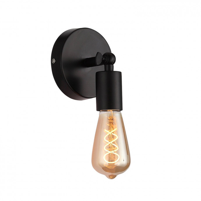 SL419.401.01 Светильник настенный Черный E27 1*60W ANO