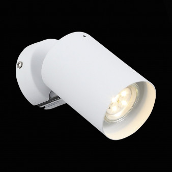 SL597.501.01 Спот ST-Luce Белый, Хром/Белый GU10 LED 1*3W Настенные светильники