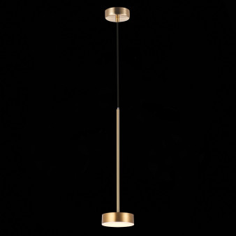 SL6000.303.01 Светильник подвесной ST-Luce Латунь/Латунь LED 1*7W 3000K PANCES