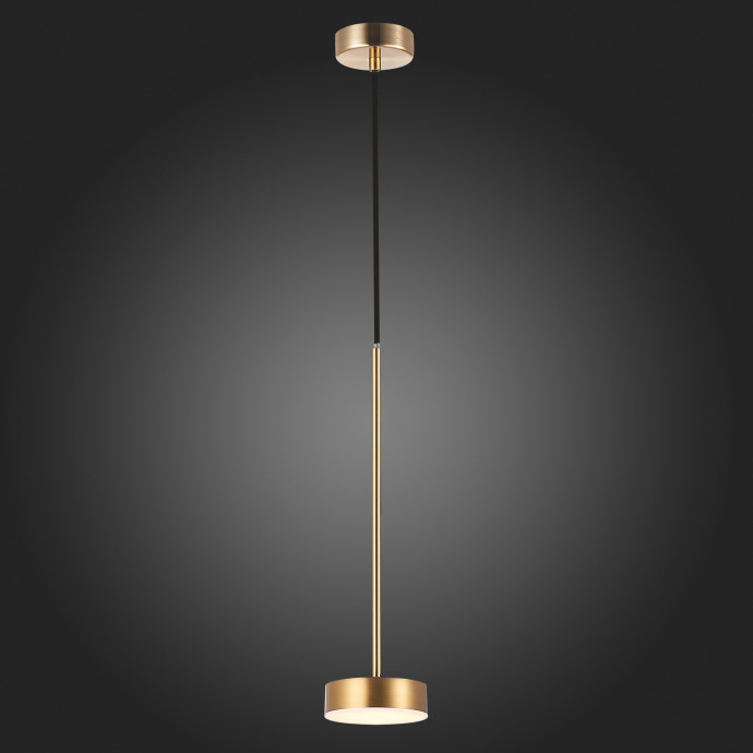 SL6000.303.01 Светильник подвесной ST-Luce Латунь/Латунь LED 1*7W 3000K PANCES