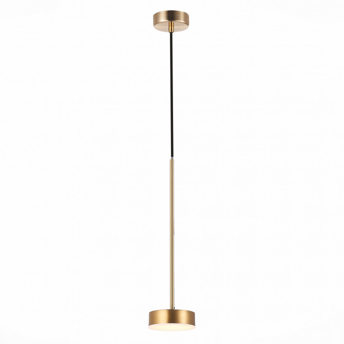 SL6000.303.01 Светильник подвесной ST-Luce Латунь/Латунь LED 1*7W 3000K PANCES