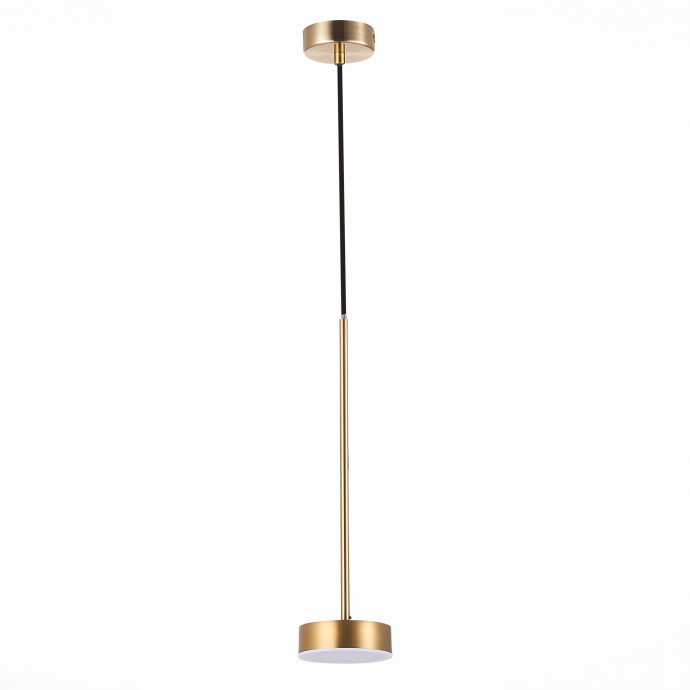 SL6000.303.01 Светильник подвесной ST-Luce Латунь/Латунь LED 1*7W 3000K PANCES