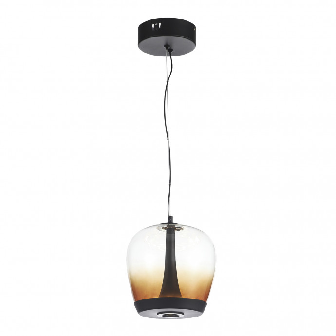 SL6014.413.01 Светильник подвесной ST-Luce Черный/Коричневый, Черный LED 1*17W 3000K RIPPLE
