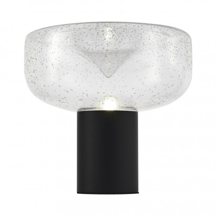 SL6014.424.01 Прикроватная лампа ST-Luce Черный/С пузырьками воздуха E27 1*40W RIPPLE