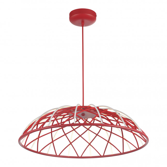 SL6016.603.01 Светильник подвесной ST-Luce Красный/Красный LED 1*20W 3000K BOUND