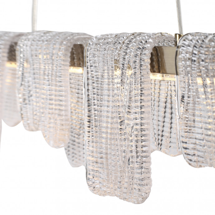 SL6021.203.36 Светильник подвесной ST-Luce золотистый/прозрачный LED 1*36W 3000K VOILE