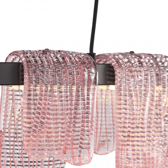 SL6021.403.36 Светильник подвесной ST-Luce черный/розовый LED 1*36W 3000K VOILE