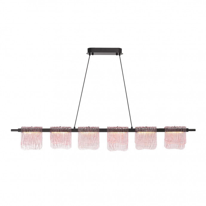 SL6021.403.36 Светильник подвесной ST-Luce черный/розовый LED 1*36W 3000K VOILE