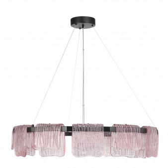 SL6021.403.66 Светильник подвесной ST-Luce черный/розовый LED 1*66W 3000K VOILE