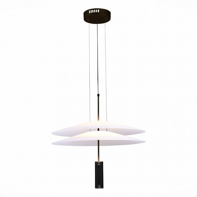 SL6101.403.01 Люстра подвесная ST-Luce Черный/Белый LED 1*15W 3000K ISOLA