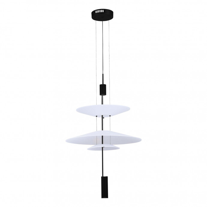 SL6101.413.01 Люстра подвесная ST-Luce Черный/Белый LED 1*15W 3000K ISOLA