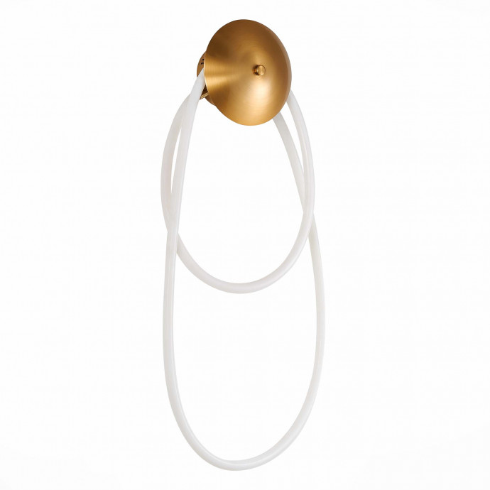 SL6102.301.30 Светильник настенный ST-Luce Латунь/Белый LED 1*30W 4000K SAGRATO