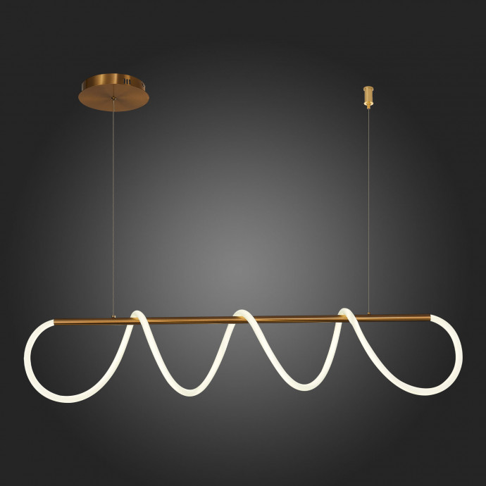 SL6102.303.45 Светильник подвесной ST-Luce Латунь/Белый LED 1*45W 4000K SAGRATO