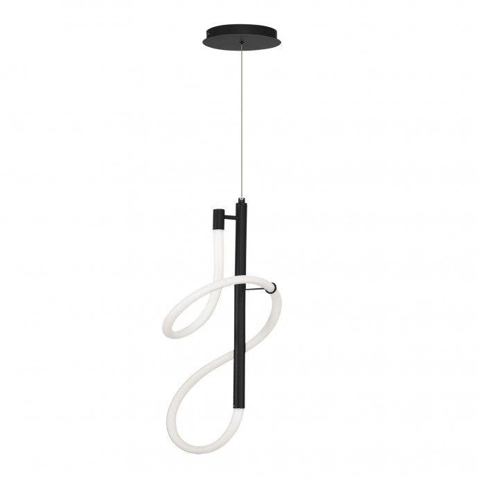 SL6102.403.16 Светильник подвесной ST-Luce Черный/Белый LED 1*16W 3000K SAGRATO