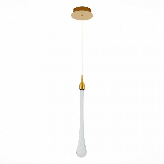 SL6103.203.01 Подвес ST-Luce Золотистый/Прозрачный LED 1*3W 4000K Faenza