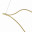SL6106.203.45 Светильник подвесной ST-Luce Золотистый/Белый LED 1*45W 4000K CORTILE