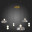 SL6112.202.42 Светильник подвесной ST-Luce Золотистый/Молочно-Белый,Прозрачно-Дымчатый LED 1*42W ODE