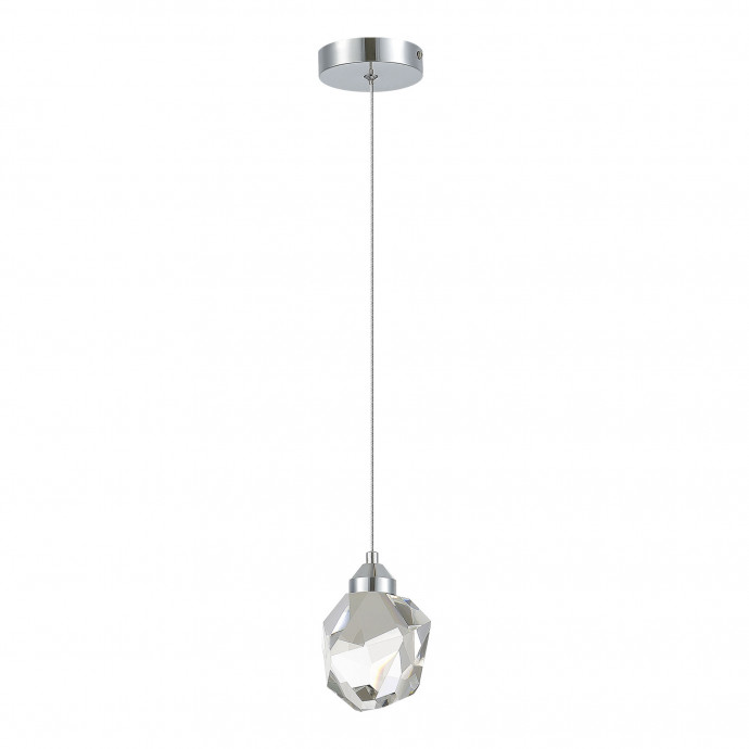SL6114.103.01 Подвес ST-Luce Хром/Прозрачный LED 1*3W 3000K CASCATO
