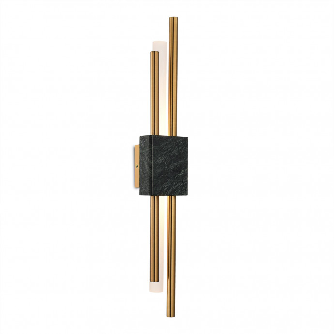 SL6116.361.02 Бра ST-Luce Латунь/Латунь, Зеленый LED 2*3W 3000K BRIGHTON