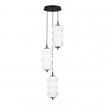 SL6121.403.03 Светильник подвесной ST-Luce Черный/Белый LED 3*7,5W 3000K TALISMAN