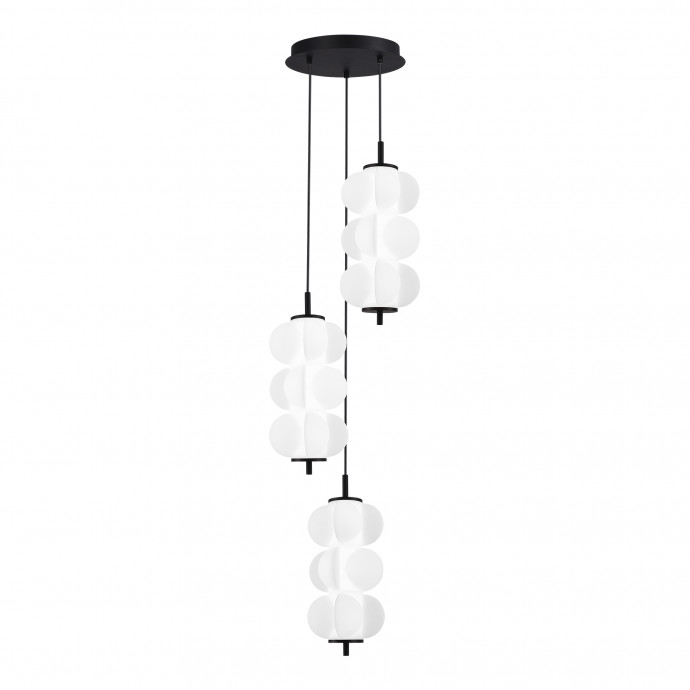 SL6121.403.03 Светильник подвесной ST-Luce Черный/Белый LED 3*7,5W 3000K TALISMAN