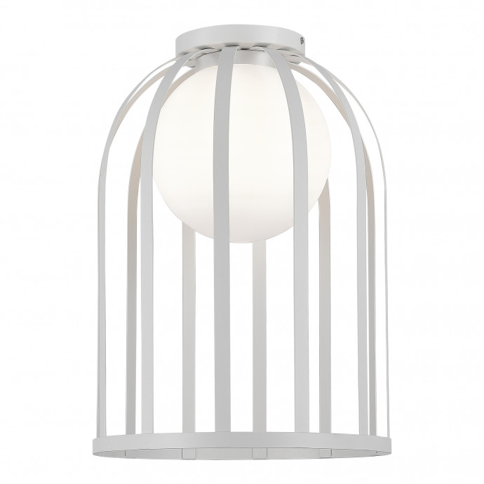 SL6129.502.01 Светильник потолочный ST-Luce Белый/Белый E27 1*60W NORDIC