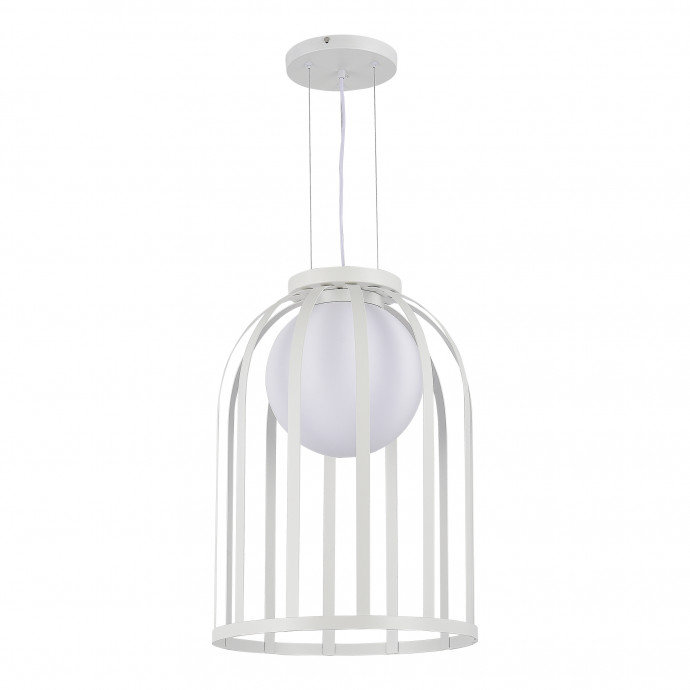 SL6129.503.01 Светильник подвесной ST-Luce Белый/Белый E27 1*60W NORDIC