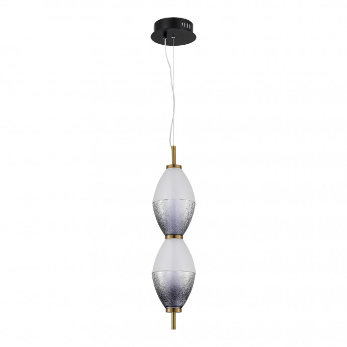 SL6130.403.15 Светильник подвесной ST-Luce Черный/Белый, Дымчатый LED 1*16W 3000K ICE