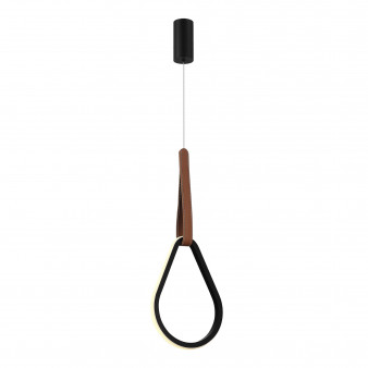 SL6131.413.12 Светильник подвесной ST-Luce Черный/Черный, Терракотовый LED 1*12W 4000K SHAPE