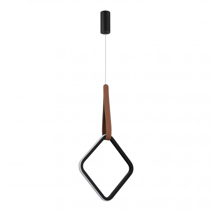 SL6131.423.12 Светильник подвесной ST-Luce Черный/Черный, Терракотовый LED 1*12W 4000K SHAPE