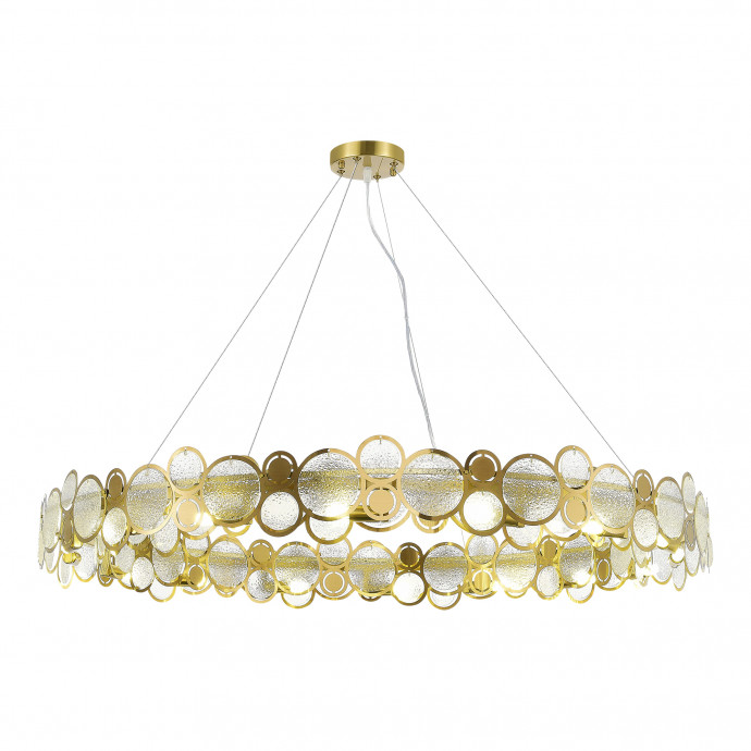 SL6133.303.16 Светильник подвесной ST-Luce Латунь/Прозрачный G9 16*5W 4000K SWATCH