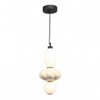 SL6134.413.01 Светильник подвесной ST-Luce черный/желтый, опаловый LED 1*18W 3000K FLORENTINI