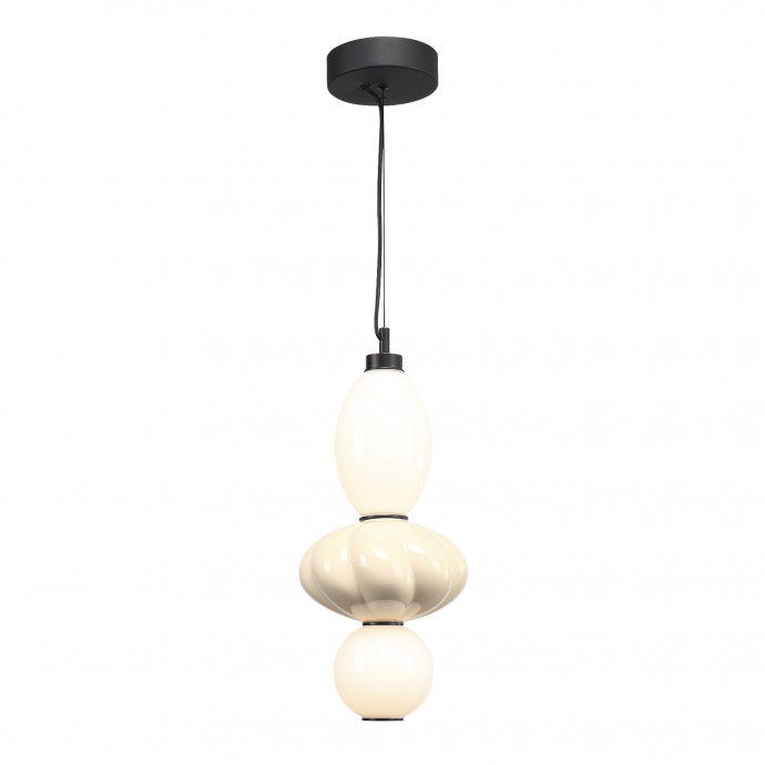 SL6134.413.01 Светильник подвесной ST-Luce черный/желтый, опаловый LED 1*18W 3000K FLORENTINI