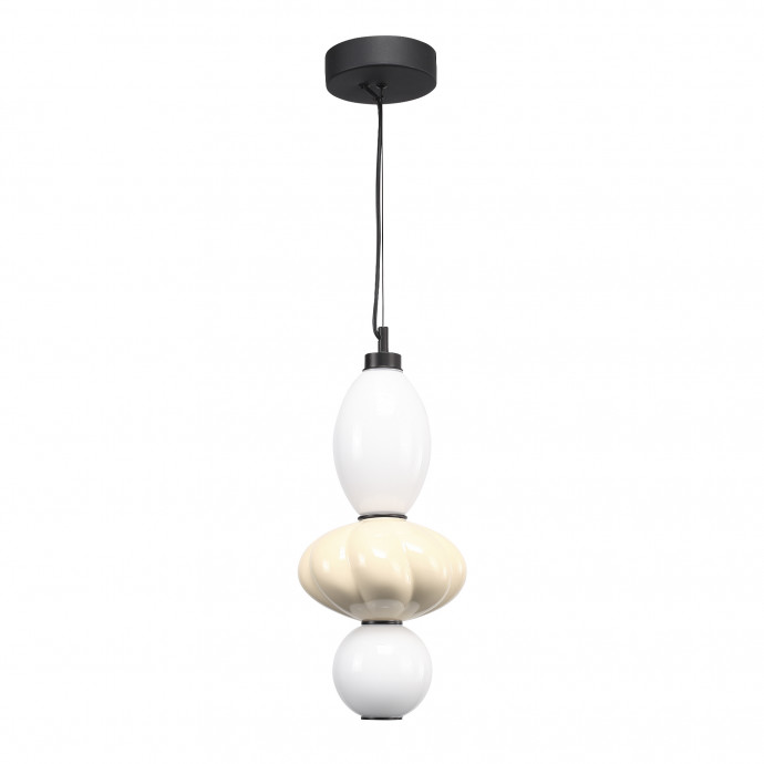 SL6134.413.01 Светильник подвесной ST-Luce черный/желтый, опаловый LED 1*18W 3000K FLORENTINI