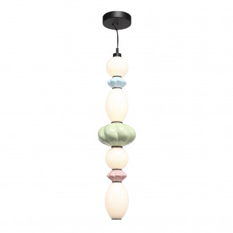 SL6134.453.01 Светильник подвесной ST-Luce черный/зеленый, розовый, синий, опаловый LED 1*32W 3000K FLORENTINI
