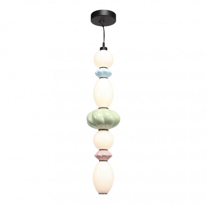 SL6134.453.01 Светильник подвесной ST-Luce черный/зеленый, розовый, синий, опаловый LED 1*32W 3000K FLORENTINI