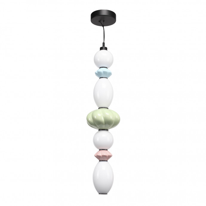 SL6134.453.01 Светильник подвесной ST-Luce черный/зеленый, розовый, синий, опаловый LED 1*32W 3000K FLORENTINI
