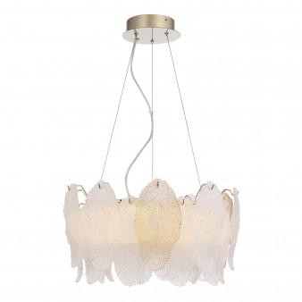 SL6135.203.01 Светильник подвесной ST-Luce золото/прозрачный, янтарный LED 1*30W 3000K LIGHTSOME