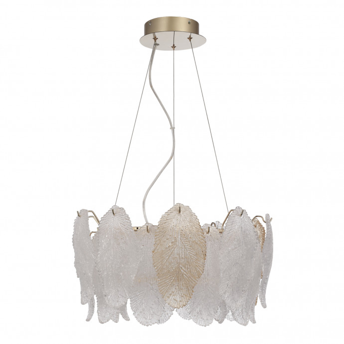 SL6135.203.01 Светильник подвесной ST-Luce золото/прозрачный, янтарный LED 1*30W 3000K LIGHTSOME