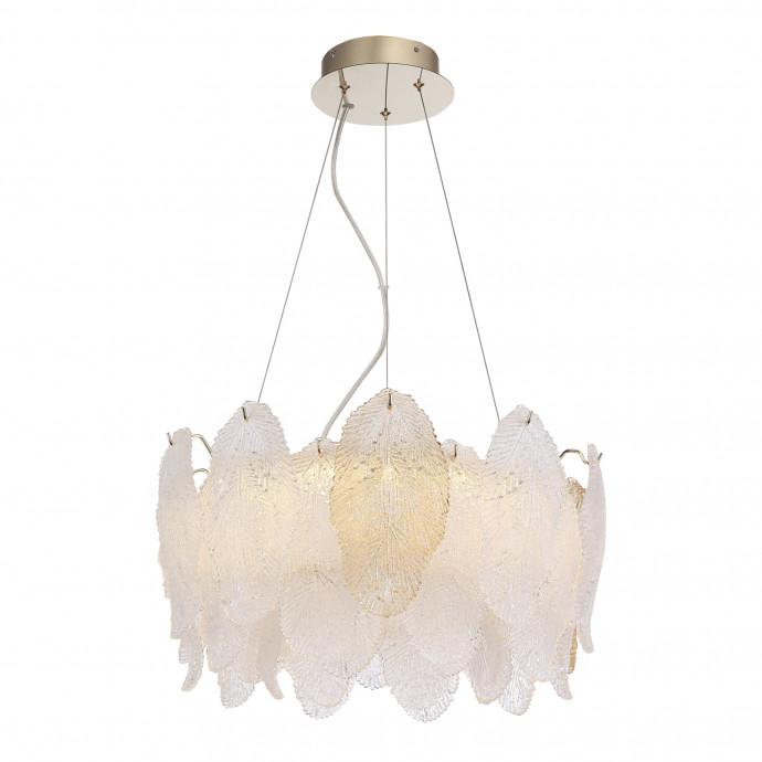 SL6135.203.01 Светильник подвесной ST-Luce золото/прозрачный, янтарный LED 1*30W 3000K LIGHTSOME