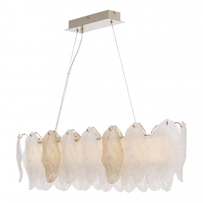 SL6135.233.01 Светильник подвесной ST-Luce золото/прозрачный, янтарный LED 1*24W 3000K LIGHTSOME