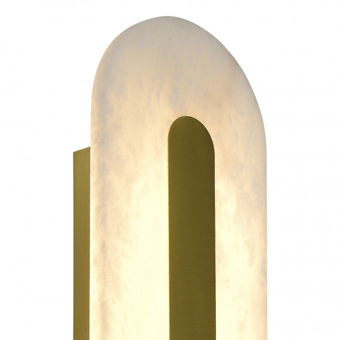 SL6139.211.01 Светильник настенный ST-Luce золотистый/белый LED 1*12W 3000K / 4000K / 6000K GEOM