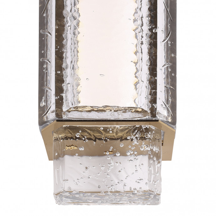 SL6140.301.01 Светильник настенный ST-Luce латунь/прозрачный LED 1*11W 3000K EIS