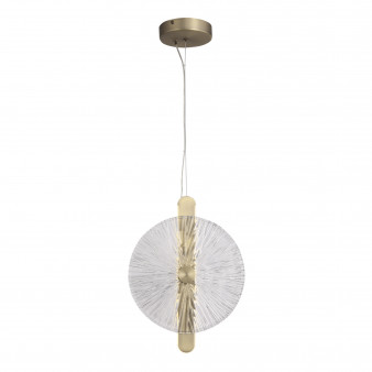 SL6141.303.01 Светильник подвесной ST-Luce бронза/прозрачный LED 1*11W 4000K WASI