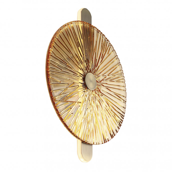 SL6141.311.01 Светильник настенный ST-Luce бронза/янтарь LED 1*11W 4000K WASI